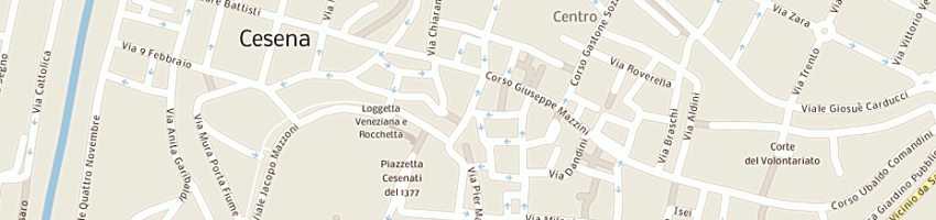 Mappa della impresa barcelo' a CESENA