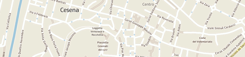 Mappa della impresa rossi loretta a CESENA