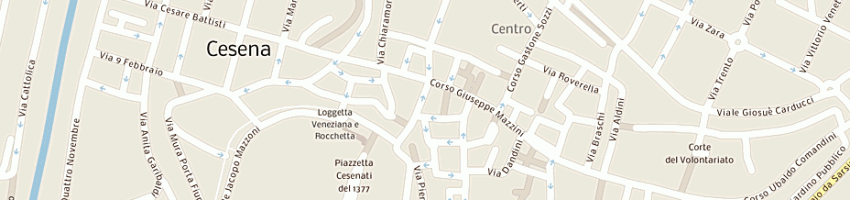 Mappa della impresa crash di alberti donatella a CESENA