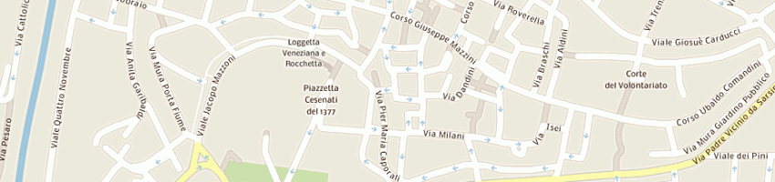 Mappa della impresa raggi roberto a CESENA