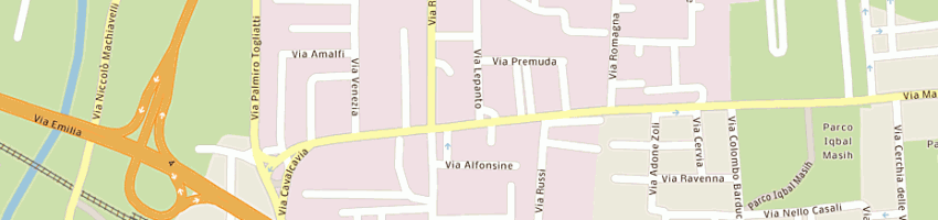 Mappa della impresa pironi paolo a CESENA