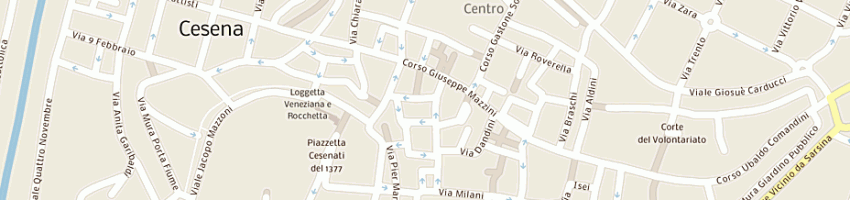 Mappa della impresa osteria michiletta a CESENA