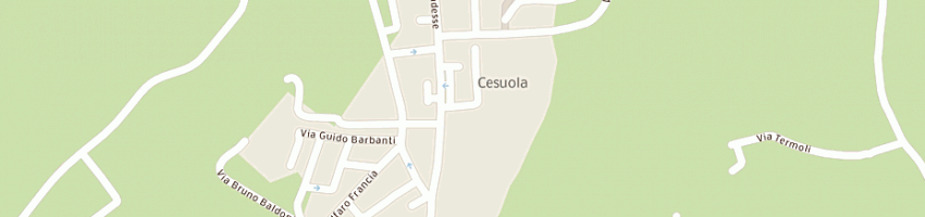 Mappa della impresa quartiere cesuola a CESENA