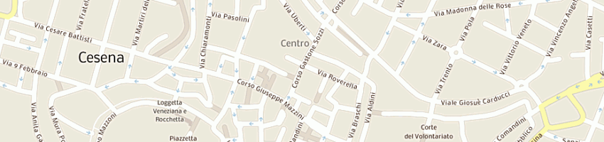 Mappa della impresa provincia di forli' - cesena a CESENA