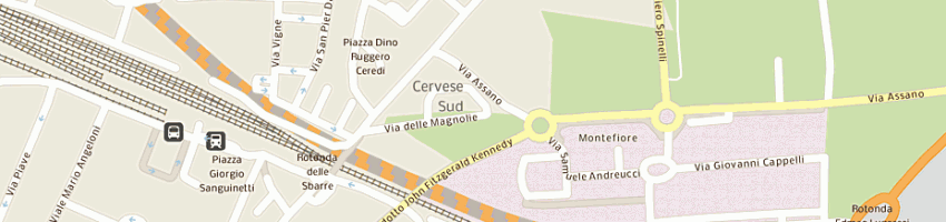 Mappa della impresa sorgente srl a CESENA