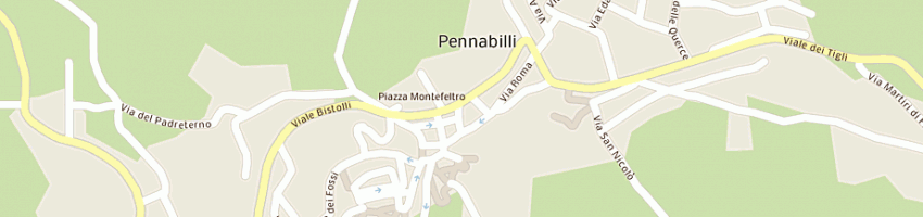 Mappa della impresa albergo parco di angelini fabrizio a PENNABILLI