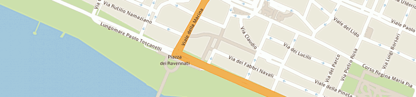 Mappa della impresa panificio il faro srl a ROMA