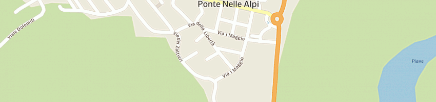 Mappa della impresa tecnimpresa fontana (srl) a PONTE NELLE ALPI