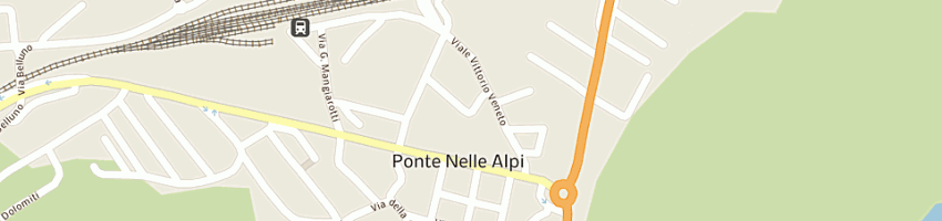 Mappa della impresa bortoluzzi angelo a PONTE NELLE ALPI