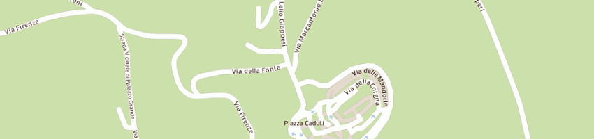 Mappa della impresa poste italiane spa a CORCIANO