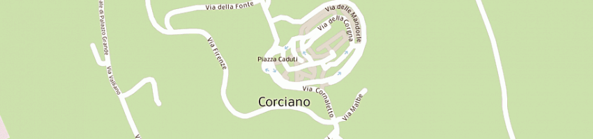 Mappa della impresa banca dell'umbria 1462 (spa) a CORCIANO