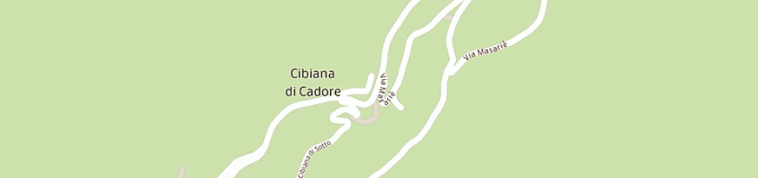 Mappa della impresa scuola materna -ca' gioiosa- a CIBIANA DI CADORE