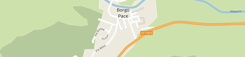 Mappa della impresa municipio a BORGO PACE