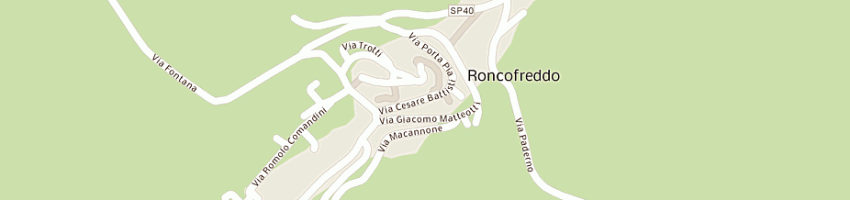 Mappa della impresa gobbi antonio a RONCOFREDDO