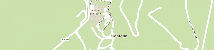 Mappa della impresa zucchini claudio a MONTONE