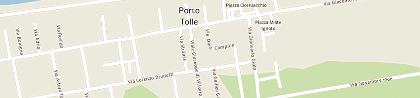 Mappa della impresa centro servizi tecnici di banin paolo e c sas a PORTO TOLLE