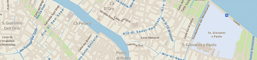 Mappa della impresa chiesa evangelica luterana a VENEZIA