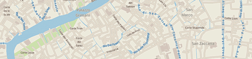 Mappa della impresa albergo al gambero a VENEZIA