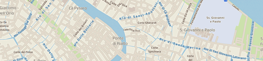 Mappa della impresa beggiora angelo a VENEZIA