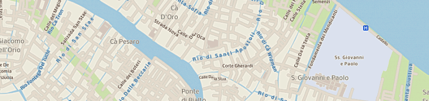 Mappa della impresa pompe funebri daniele manin a VENEZIA