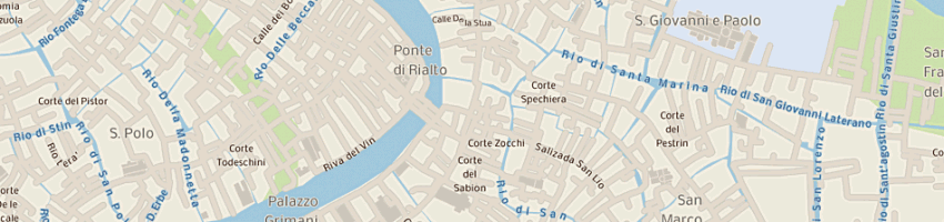 Mappa della impresa le gioie di bortolo di doriana magnana e c sas a VENEZIA