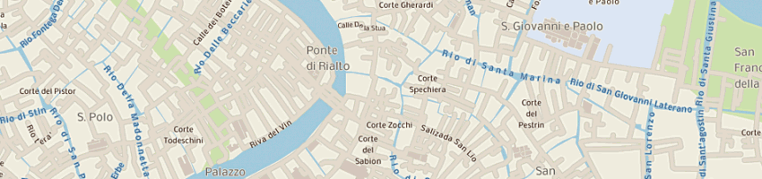 Mappa della impresa hosteria ai rusteghi a VENEZIA