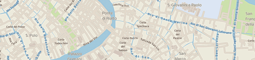 Mappa della impresa osteria alla botte di cardin cristiano e c (sas) a VENEZIA