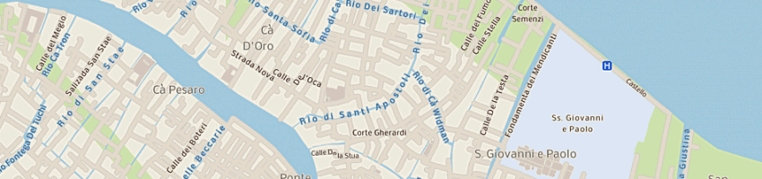 Mappa della impresa nart alessandra a VENEZIA