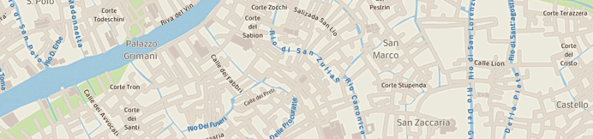 Mappa della impresa zambon giuseppe a VENEZIA