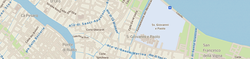 Mappa della impresa scuole pubbliche elementari a VENEZIA