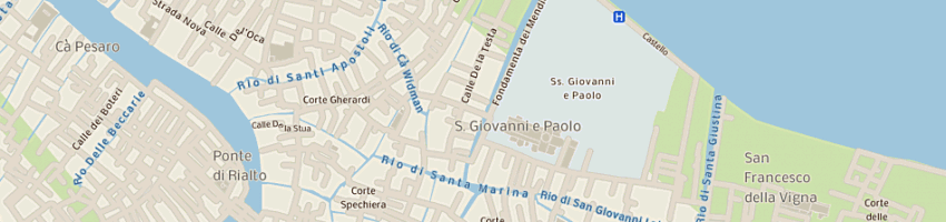 Mappa della impresa rizzi giuliano a VENEZIA