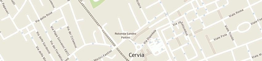 Mappa della impresa bosi davide a CERVIA