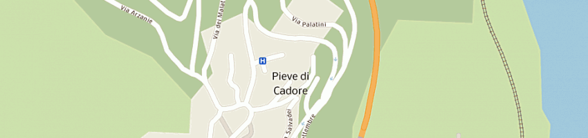 Mappa della impresa ciliotta stefano a PIEVE DI CADORE