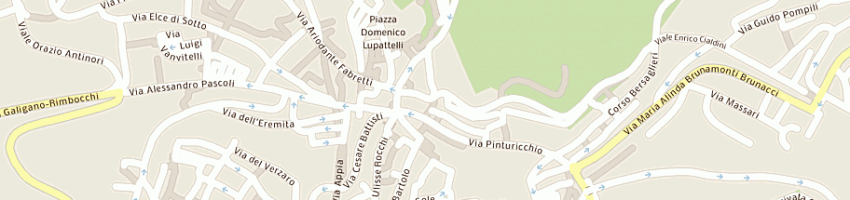 Mappa della impresa olimpo srl a PERUGIA