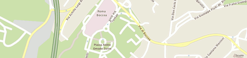 Mappa della impresa boccea imprese riunite srl a ROMA