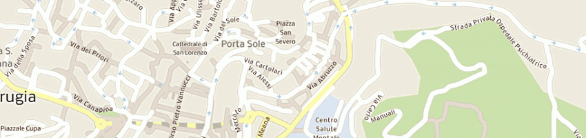 Mappa della impresa vanity a PERUGIA