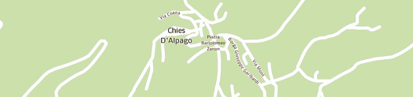 Mappa della impresa studio tecnico associato azzalini e zanon a CHIES D ALPAGO