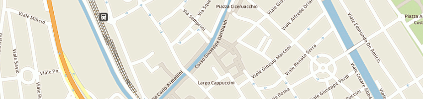 Mappa della impresa ristorante la buca a CESENATICO