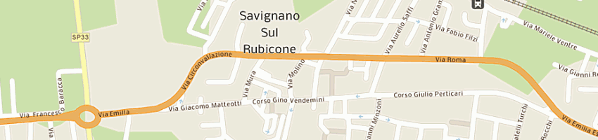 Mappa della impresa trebbi miro a SAVIGNANO SUL RUBICONE