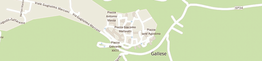 Mappa della impresa balerna agostino a GALLESE