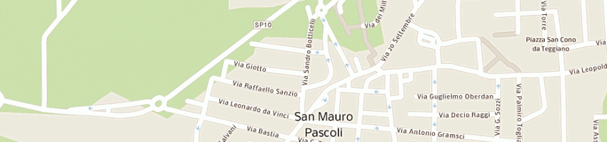 Mappa della impresa venturi carmelina a SAN MAURO PASCOLI