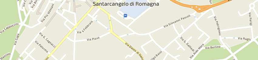 Mappa della impresa fai di ferrini antonio a SANTARCANGELO DI ROMAGNA