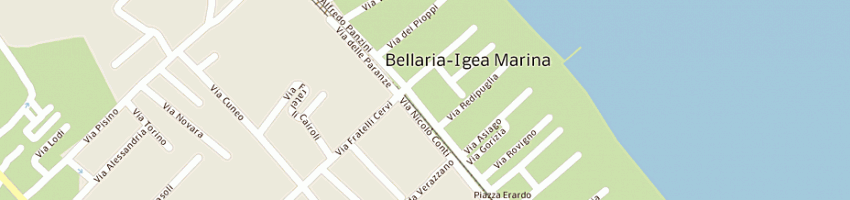 Mappa della impresa vasini gianfranco a BELLARIA IGEA MARINA