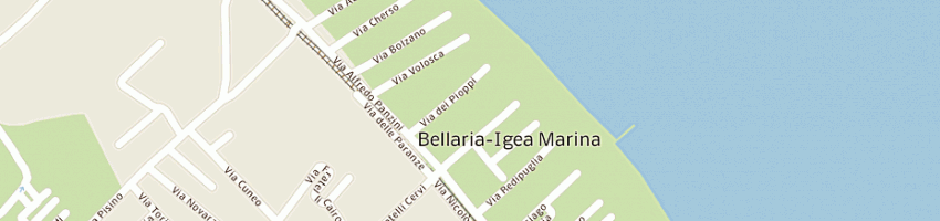 Mappa della impresa hotel miranda a BELLARIA IGEA MARINA