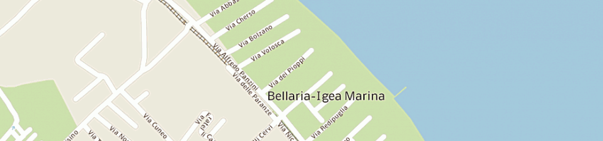 Mappa della impresa rossi bianca a BELLARIA IGEA MARINA