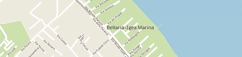 Mappa della impresa bagno 7 e 8 italia a BELLARIA IGEA MARINA