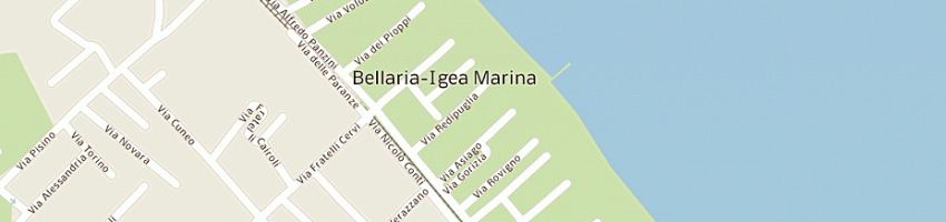 Mappa della impresa hotel montanari a BELLARIA IGEA MARINA