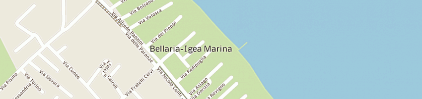 Mappa della impresa baldassarri lombardi lorena snc a BELLARIA IGEA MARINA