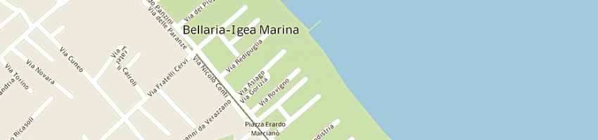 Mappa della impresa pensione villa alexandra a BELLARIA IGEA MARINA