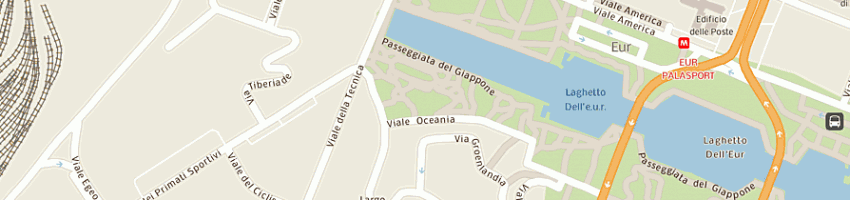 Mappa della impresa bar casina tre laghi a ROMA